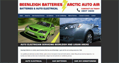Desktop Screenshot of beenleighbatteries.com.au